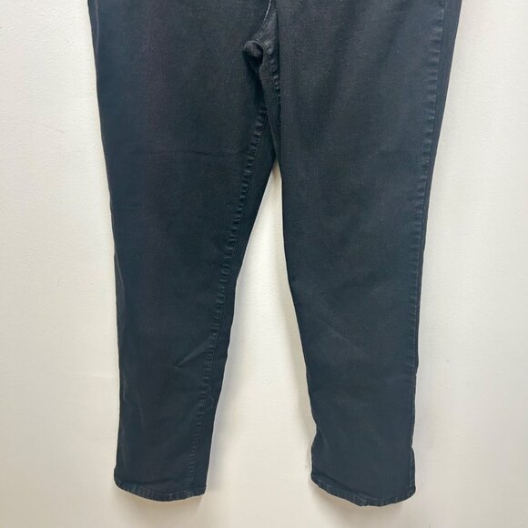 Democracy Ab Solution Black Slim Straight Leg Jeans shaping tummy control Size 1 - Picture 5 of 8